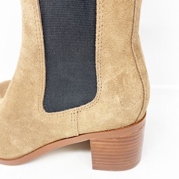 Steve Madden Women’s Rhiannon Chelsea Boot Cognac Suede Size 7.5M - Picture 11 of 12